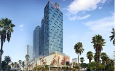 The Moxy and AC hotels will offer guests access to a dozen new dining and entertainment venues.