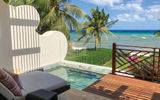 A guestroom terrace at an accommodation within the Grand Velas Riviera Maya's adults-only Grand Class section.