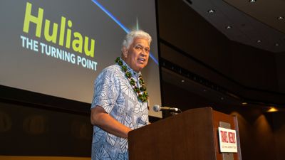John De Fries at Travel Weekly's Hawaii Leadership Forum in April 2023.