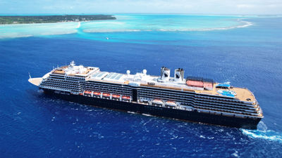 The Grand World Voyage will sail on the Zuiderdam.