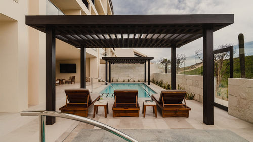 Ground-floor suites have private plunge pools. Ground-floor suites have private plunge pools.