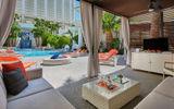 The Four Seasons Hotel Las Vegas has an elevated pool bar menu and private cabana experiences.