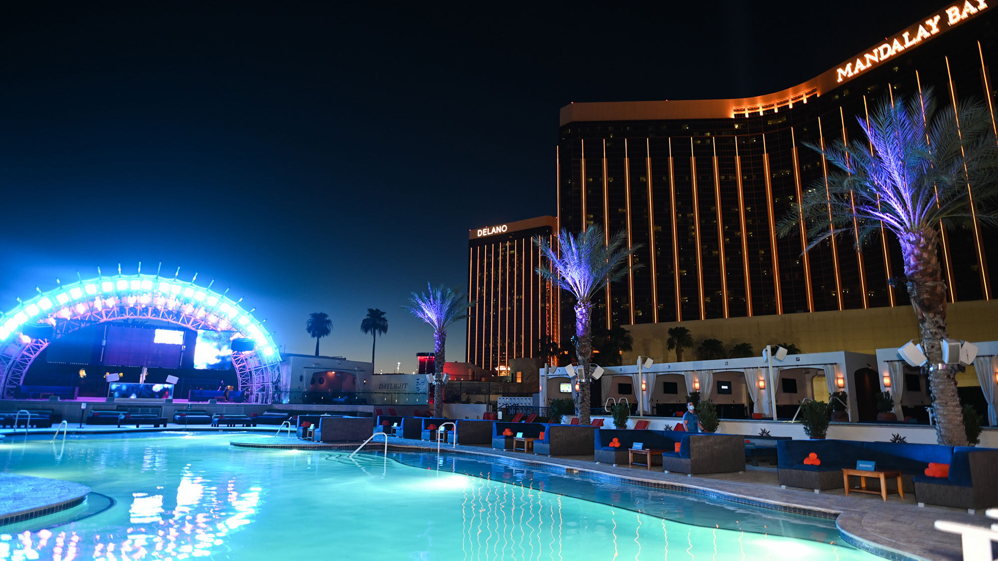 The 11-acre Mandalay Bay Beach, with its imported California sand and wave pool, was voted the most photogenic based on its popularity on social media, including Instagram, TikTok and YouTube.