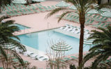 The Park MGM Pool is designed to be reminiscent of a European country estate's secret garden. Lush blooms and vines serve as portals to each area and several poolside bars serve signature cocktails and light bites.
