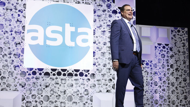 Zane Kerby, ASTA's president and CEO, at the 2023 ASTA Global Convention.