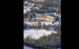The Alyeska lodge, as seen from atop the ski mountain.