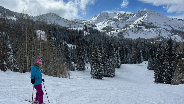 The writer's daughter on the slopes at Brighton Resort in Utah in February. The writer's daughter on the slopes at Brighton Resort in Utah in February.