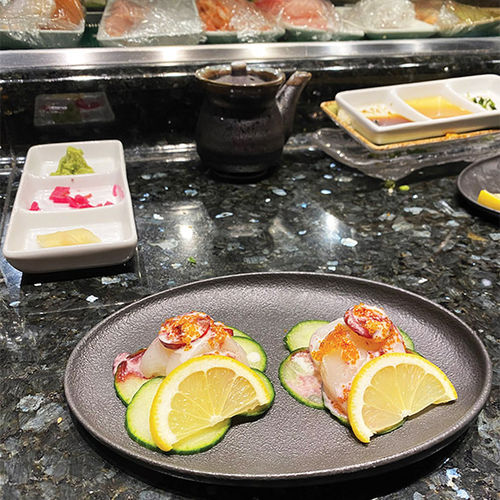 A dish at the Sakura Asian Bistro, the Alyeska Resort's sushi restaurant. A dish at the Sakura Asian Bistro, the Alyeska Resort's sushi restaurant.