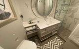 The bathroom in the concierge suite on the Oceania Vista.