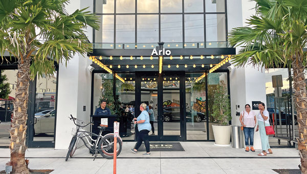 The Arlo Wynwood Hotel in the cultural arts district of Wynwood in Miami.