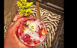 A Bar 1939 cocktail crafted by bartender Raymond Bargallo and enjoyed amid the safari-themed decor found at the National Hotel in South Beach.