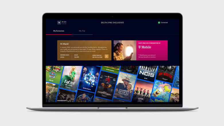 Sync offers flyers an experience similar to their own smart TVs.