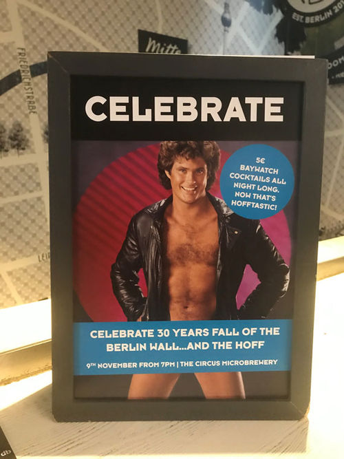 The Hoff is celebrated at the David Hasselhoff Museum in Berlin.