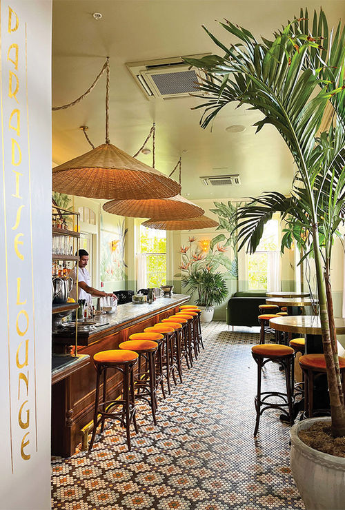 The hotel’s sun-drenched Paradise Lounge is good for grown-ups. The hotel’s sun-drenched Paradise Lounge is good for grown-ups.