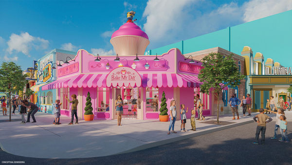 A rendering of retail location and bakery Bake My Day.