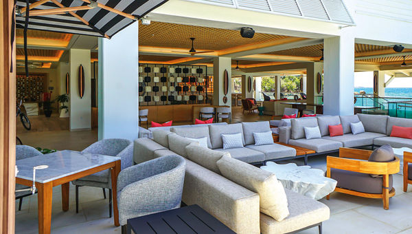 The lobby area at the Morningstar Buoy Haus. The lobby area at the Morningstar Buoy Haus.