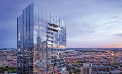 The Raffles Boston will occupy part of a 35-story high-rise at the corner of Trinity Place and Stuart Street.