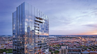 The Raffles Boston will occupy part of a 35-story high-rise at the corner of Trinity Place and Stuart Street.