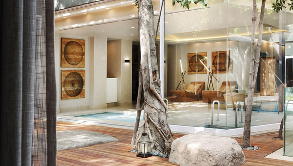 The Saxon Spa at the Saxon Johannesburg. The Saxon Spa at the Saxon Johannesburg.