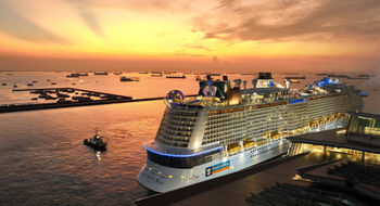 The Spectrum of the Seas was purpose built for the Asia cruise market, originally sailing from Shanghai in 2019.