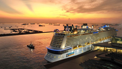 The Spectrum of the Seas was purpose built for the Asia cruise market.