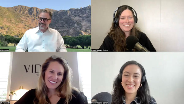A Folo episode on resort farms, clockwise from top left: Kurt Bjorkman of the Ranch at Laguna Beach, Travel Weekly editors Rebecca Tobin and Christina Jelski; and Sarah Fazendin of Videre Travel. A Folo episode on resort farms, clockwise from top left: Kurt Bjorkman of the Ranch at Laguna Beach, Travel Weekly editors Rebecca Tobin and Christina Jelski; and Sarah Fazendin of Videre Travel.
