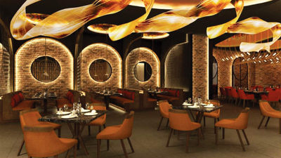 A rendering of the Havanna steakhouse at the Grand Fiesta Americana Coral Beach Cancun All Inclusive Spa Resort.