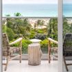A guestroom terrace at the Nautilus Sonesta Miami Beach.