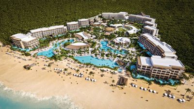 A rendering of the Secrets Playa Blanca Costa Mujeres.