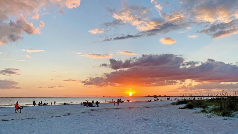 Bowditch Point Park in Fort Myers Beach. Breeze Airways has just added nine seasonal routes to the Florida Gulf Coast destination beginning in November.