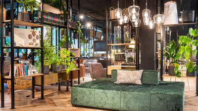 Radisson Hotel Group is expanding its portfolio at Munich Airport with the opening of Flightgate Munich Airport Hotel, a member of Radisson Individuals. Pictured, the hotel's lobby.