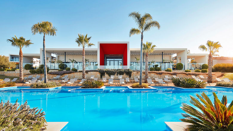 One of five pools at the Tivoli Alvor Algarve Resort.
