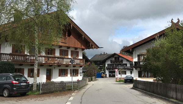 Village homes in Reichersbeuern.