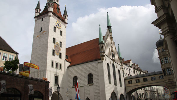 The Old Town Hall in Munich. The Old Town Hall in Munich.