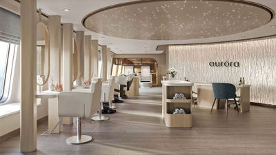 The Aurora Spa will have a salon providing hair, make-up and nail services.