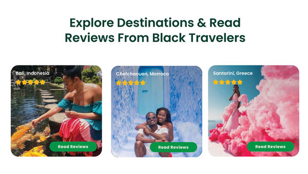 Green Book Global is a website where Black travelers can review and rate destinations based on the experiences they've had in those locations.