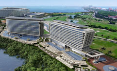 The Hyatt Vivid Grand Island and the adjacent Dreams Grand Island are expected to open in 2024.
