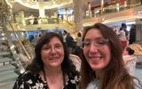 Cruise editor Andrea Zelinski with her mother Joann aboard the Carnival Venezia.