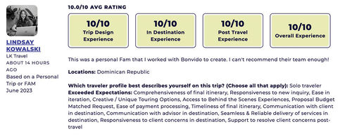 An example of a supplier review on the Hive. An example of a supplier review on the Hive.