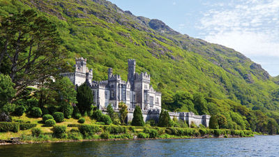 Kylemore Abbey in Connemara, Ireland. A visit to the abbey in County Galway is included in Brendan Vacations' Legendary Castles Stay tour.