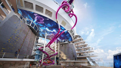 The Ultimate Abyss dry slide will be 43 feet longer on Utopia of the Seas and feature "zoom booster rollers."
