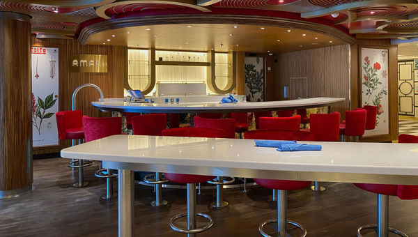 The Amari Bar serves Italian-inspired cocktails. The Amari Bar serves Italian-inspired cocktails.
