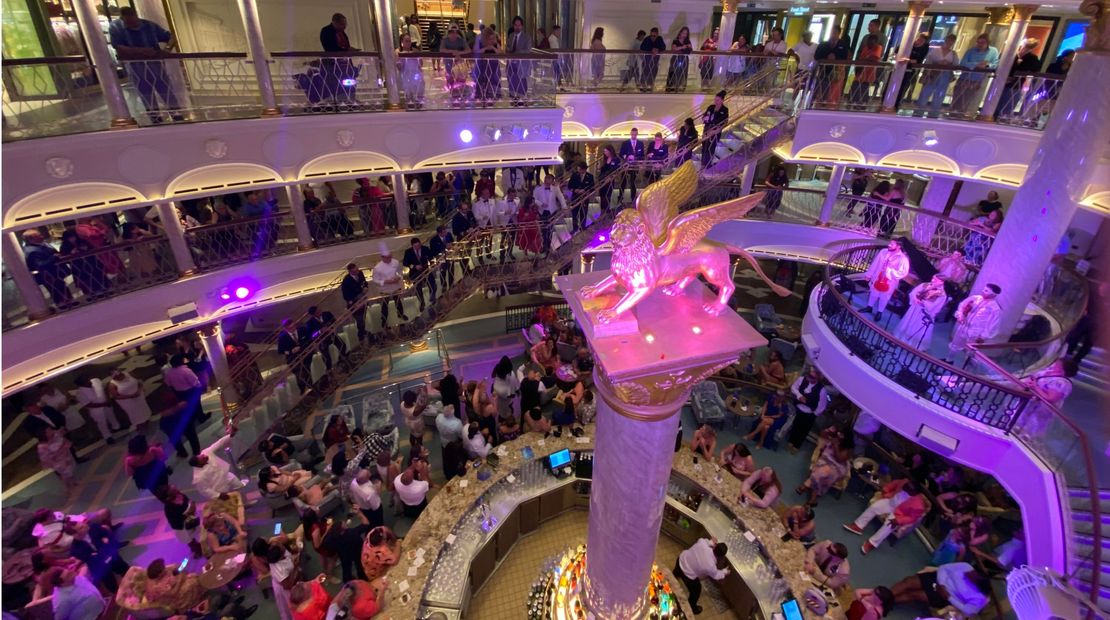 The Carnival Venezia's Italian style is elegant as well as fun
