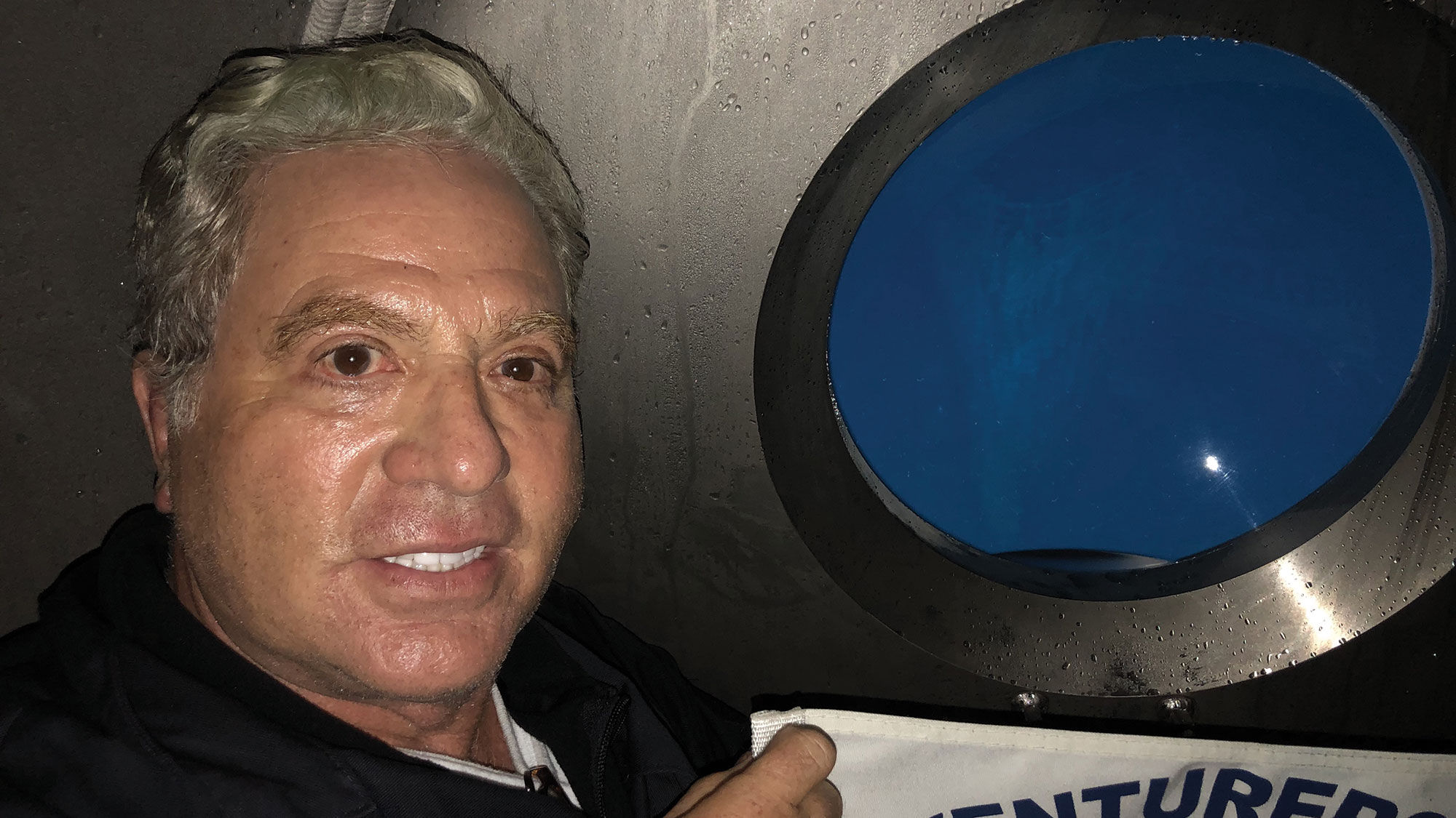 Bill Price, former president of YMT Vacations, in the OceanGate Titan submersible on a successful mission to reach the Titanic wreck at the bottom of the Atlantic Ocean.
