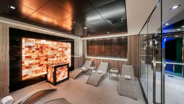 The Aurea Spa on the MSC Euribia. The Aurea Spa on the MSC Euribia.