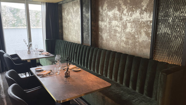 Among the upgrades made to the Trollfjord is the addition of fine dining venue Rost, included when booked in a suite. Among the upgrades made to the Trollfjord is the addition of fine dining venue Rost, included when booked in a suite.