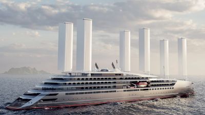 Ponant expects the wind to account for about half of the ship's power.
