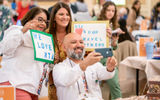 GTM West attendees celebrate their new-found relationships with selfies during the event's one-one-one appointments.