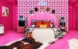 Ken's bedroom at the Barbie's Malibu DreamHouse in California.