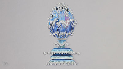 The Faberge-created "Journey in Jewels," seen here in a rendering, will be a permanent passenger aboard the Seven Seas Grandeur.